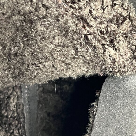 Talbots Brown Faux Suede Sherpa Vest Size 8P Cozy Winter Outerwear - Picture 12 of 12